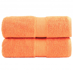 Premium-klassi pesur&auml;tikud solund 2 tk oranžid 30 x 30 cm 600 g/m&sup2;