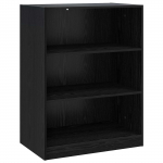 Garderoobikapp riiuliga must tamm 77 x 48 x 102 cm pb