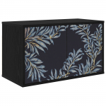 Seinale paigaldatav tv kapp dokkum 69 x 33 x 40 cm must tamm