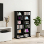 Cd kapp must tamm 60 x 17 x 92 cm tehispuit