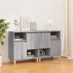 Puhvetkapid 2 tk, hall sonoma tamm, 60 x 35 x 70 cm, tehispuit