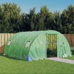 Kasvuhoone terasraamiga, roheline, 16 m&sup2;, 4x4x2 m