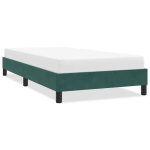 Voodiraam ilma madratsita tumeroheline 90x210 cm samet