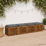 4-osalised istepad vught 4 pcs 100% pol&uuml;ester sinine