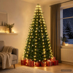 J&otilde;ulupuu tuled 210 led-i soe valge 210 cm