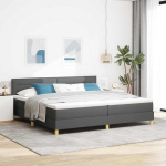 Vedruvoodi madratsiga madratsiga tumehall 200 x 200 cm kangas