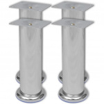 &Uuml;mmargused diivanijalad 4 tk, kroom, 180 mm
