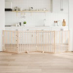 Koerav&auml;rav uksega, kokkupandav, 4 paneeli, 320 cm, t&auml;ispuidust, kuusk