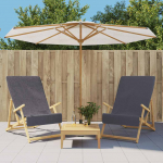 Rannar&auml;tikud 2 tk, antratsiithall, 60 x 135 cm, kangas, 400 gsm