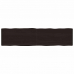 Lauaplaat, tumepruun, 200 x 50 x (2-4) cm, t&ouml;&ouml;deldud t&auml;ispuit