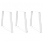 S&ouml;&ouml;gilaua jalad, v-kujulised, 3 tk, valged, 80 x (72&ndash;73,3) cm, teras