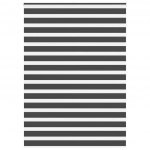 Triibuline ruloo must 160x200 cm kanga laius 155,9 cm pol&uuml;ester