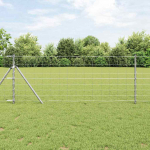 Karjamaa-aed h&otilde;bedane 50 x 0.8 m tsingitud teras