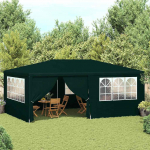 Professionaalne peotelk k&uuml;lgseintega, 4x6 m, roheline 90 g/m&sup2;