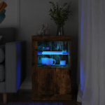K&uuml;lgkapp led-valgustusega, suitsutatud tamm, tehispuit