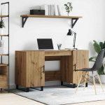 Laud riiuliga uksega k&auml;sit&ouml;&ouml;tamm 140 x 50 x 75 cm tehispuit