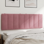 Voodipeatsi padi hanko, roosa, 120 cm, samet