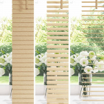 Veneetsia rulo reguleeritav helepruun mustriga 213 x 40 cm pvc