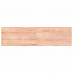 Lauaplaat, helepruun, 180 x 50 x (2-4) cm, t&ouml;&ouml;deldud t&auml;ispuit