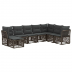 Aia diivanikomplekt 8 pcs hall pol&uuml;rotang