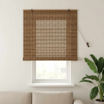Rulookardin pruun 160 x 160 cm bambus
