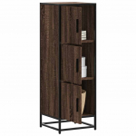 Highboard pruun tamm projekteeritud puit ja metall