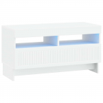 Led tv kapp valge tehispuit