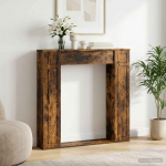 Kamina raam suitsutatud tamm 100 x 20 x 100 cm tehispuit