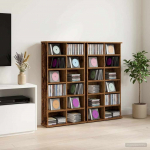 Cd kapp 2 tk vana puit 60 x 17 x 92 cm tehispuit