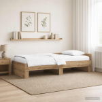 Peatsiga voodiraam artisan tamm 80 x 200 cm tehispuit