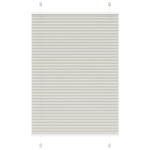 Plisseeritud ruloo helehall 100x100 cm kanga laius 99,4 cm
