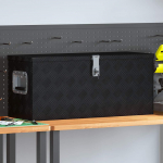 Alumiiniumist kast 80 x 30 x 35 cm, must