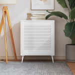 Kapiuksed, v&otilde;rega disain valge 61,5x59,4 cm m&auml;nnipuit