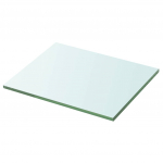 Klaasist riiuliplaat 20 x 25 cm l&auml;bipaistev