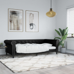 P&auml;evavoodi, must, 80 x 200 cm, kunstnahk