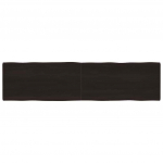 Lauaplaat, tumepruun, 200x50x(2-6) cm, t&ouml;&ouml;deldud t&auml;ispuit