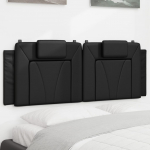 Voodipeatsi padi viana, must, 152 cm, kunstnahk