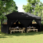 Kokkupandav pop-up peotelk 4 k&uuml;lgseinaga, must