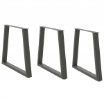 S&ouml;&ouml;gilaua jalad, v-kujulised, 3 tk, antratsiithall, 80 x (72-73,3) cm, teras