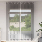 R&otilde;ngastihendiga kardinad 2 tk tumehall 140x260 cm