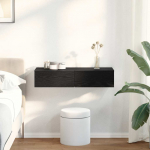 Seinariiul sahtlitega, must, 80 x 33 x 17 cm, tehispuit