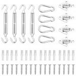 12-osaline p&auml;ikesevarju tarvikute komplekt roostevabast terasest