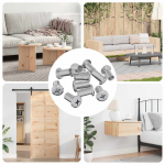 Lukustusmutter 2857 pcs nikkel teras