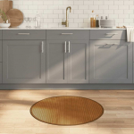 Vaip, &uuml;mmargune, pruun, 80 cm, bambus