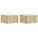 Seinale kinnitatav &ouml;&ouml;tis 2 pcs sonoma tamm 33 x 34,5 x 20 cm