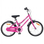 Laste bike 18 tolli 5-7 aastastele roosa must