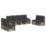 Aia diivanikomplekt 8 pcs hall pol&uuml;rotang