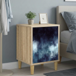 &Ouml;&ouml;lambi kapp raalte 2 tk sonoma tamm 36 x 33 x 50 cm tehispuit