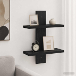 Seinariiul must tamm 30 x 13.5 x 43 cm kunstpuit
