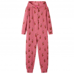 Laste kapuutsiga onesie, vanaroosa, 92